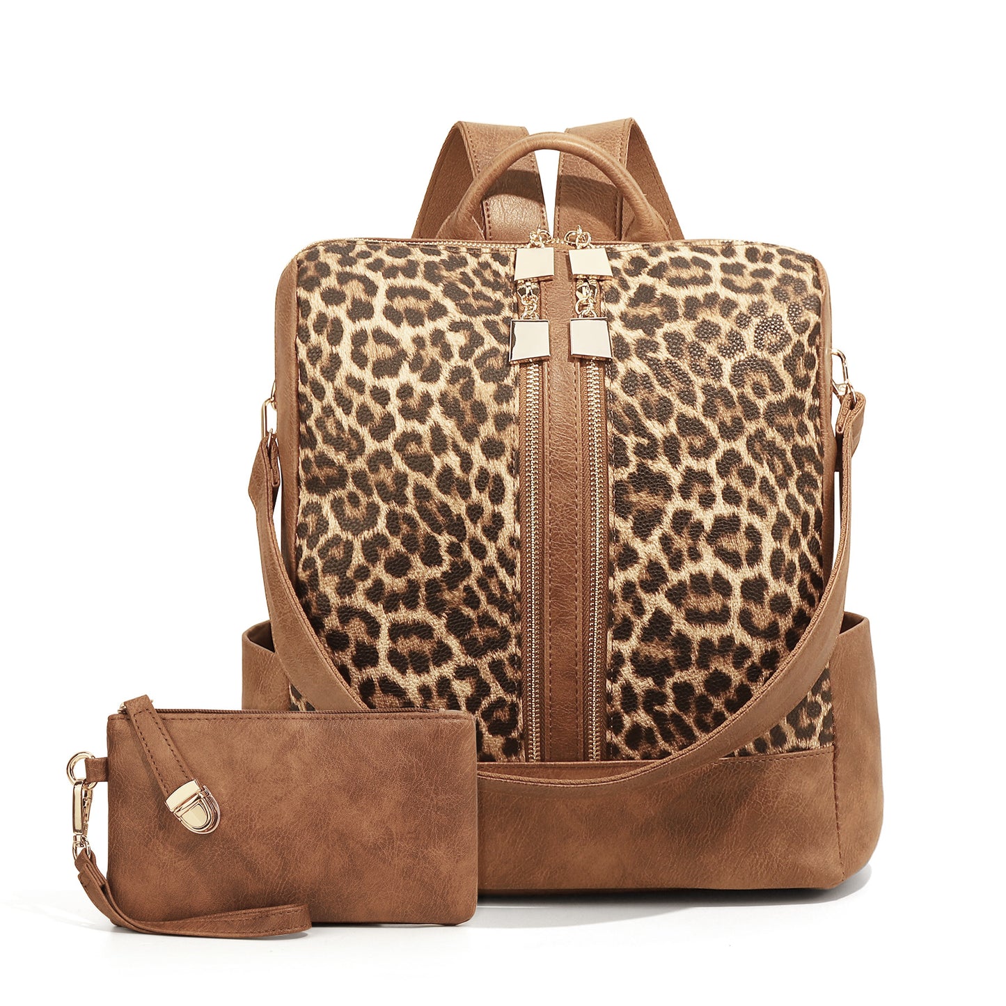 LEOVA Backpack with a Purse