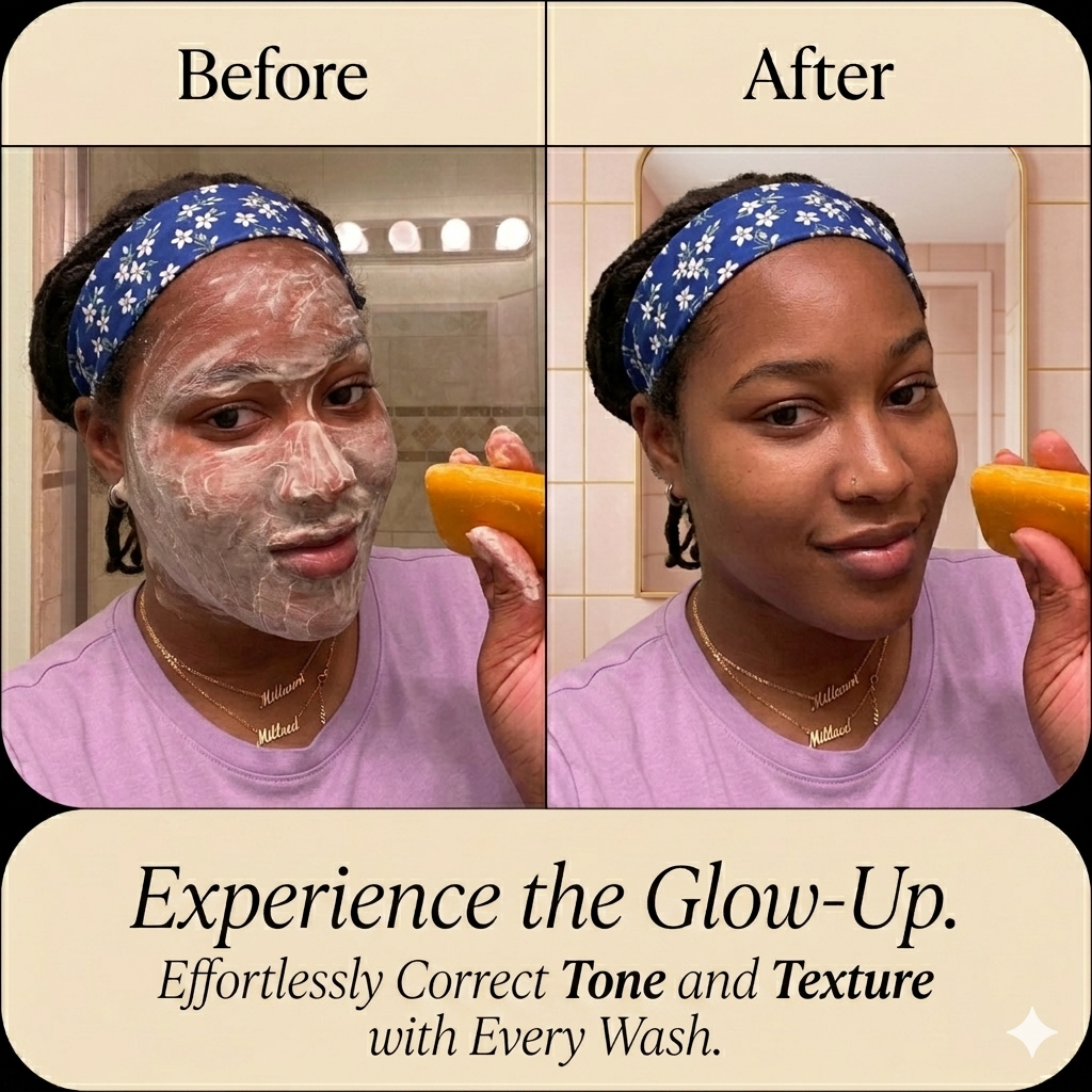 Likis Glow Bar: Handcrafted Turmeric & Kojic Acid Soap (1, 3, or 5 pcs)