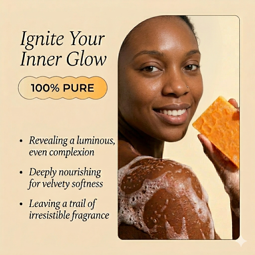 Likis Glow Bar: Handcrafted Turmeric & Kojic Acid Soap (1, 3, or 5 pcs)