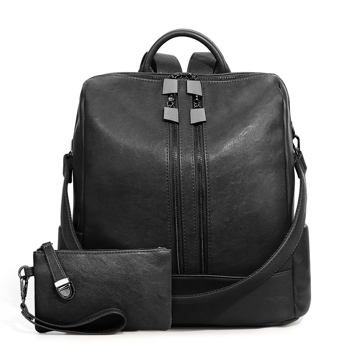 LEOVA Backpack with a Purse