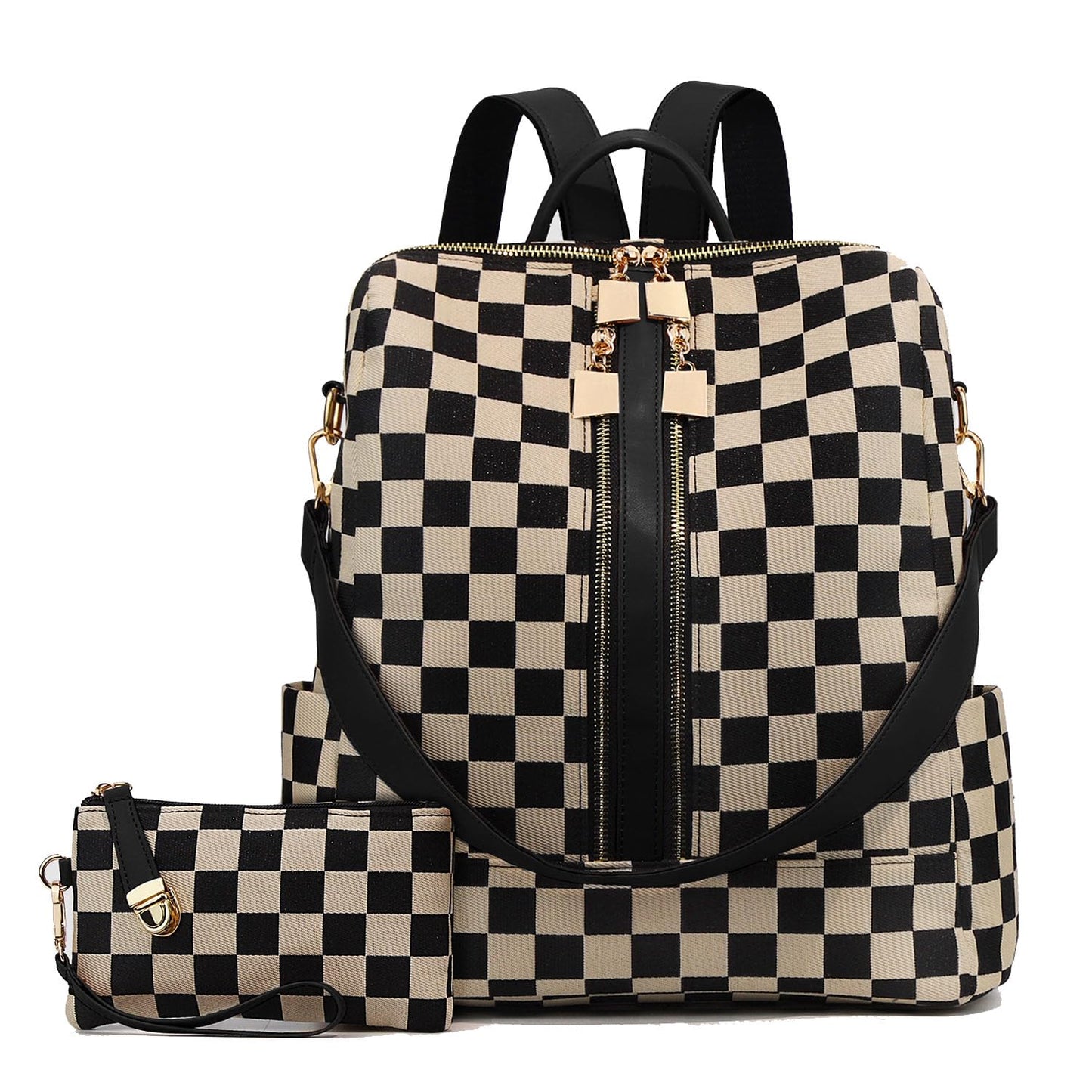 LEOVA Backpack with a Purse