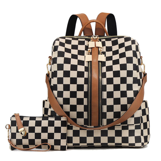 LEOVA Backpack with a Purse