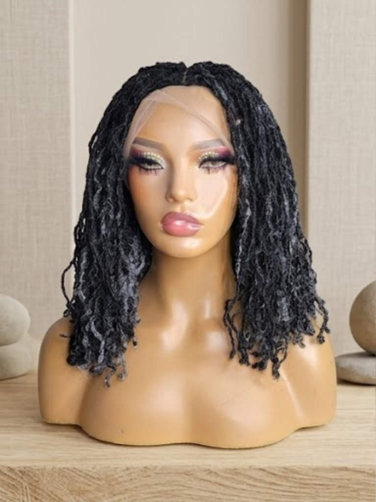 Sisterlocks Microlocs Wig for Black Women-Full Lace