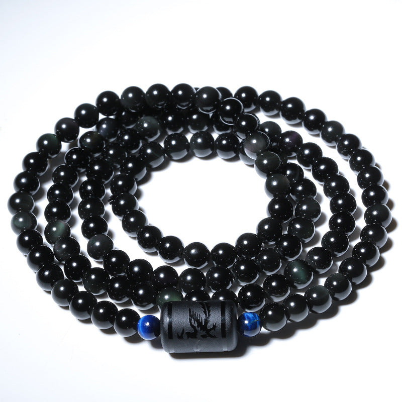 Crystal Obsidian Bracelet