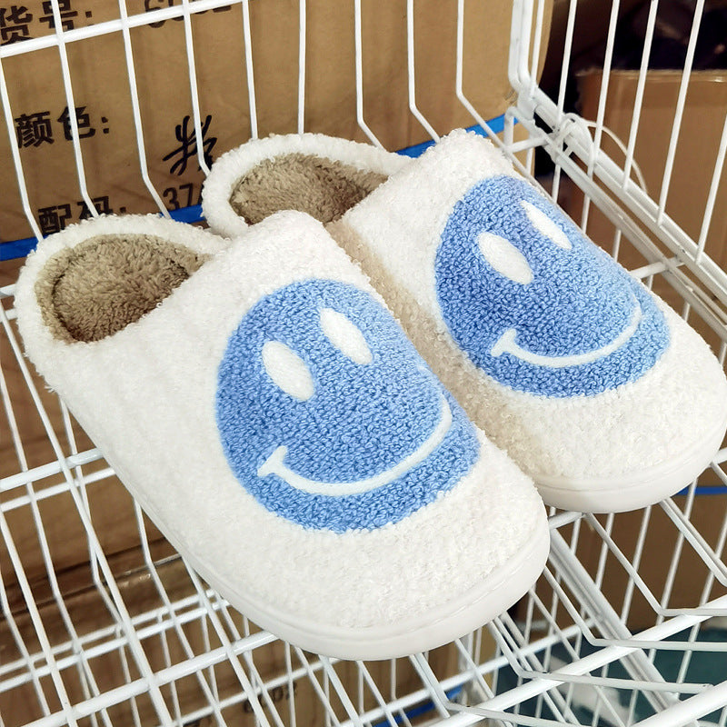 Smile Plush Slippers